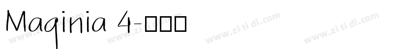 Maginia 4字体转换